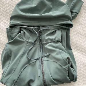 Define Hooded Jacket Nulu in green/blue sz 6